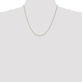 14K 14 inch .7mm Box with Lobster Clasp Chain BOX075