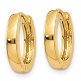 14k 1.8mm Round Hinged Hoop Earrings TL153