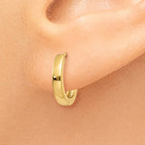 14k 1.8mm Round Hinged Hoop Earrings TL153