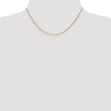 14K 14 inch .95mm Diamond-cut Cable with Lobster Clasp Chain PEN17