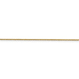14K 14 inch .95mm Diamond-cut Cable with Lobster Clasp Chain PEN17