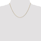 14K 14 inch .95mm Diamond-cut Cable with Lobster Clasp Chain PEN17