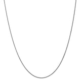 14K White Gold 10 inch 1.25mm Spiga with Lobster Clasp Anklet PEN31
