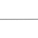 14K White Gold 10 inch 1.25mm Spiga with Lobster Clasp Anklet PEN31