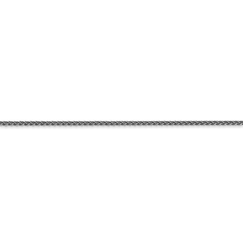 14K White Gold 10 inch 1.25mm Spiga with Lobster Clasp Anklet PEN31