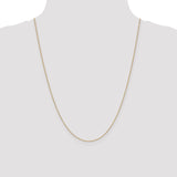 14K 14 inch .9mm Cable with Spring Ring Clasp Chain PEN190