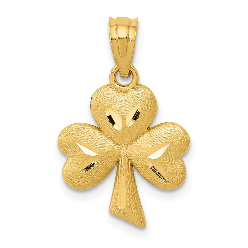 14k Shamrock Charm C1741