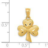 14k Shamrock Charm C1741