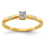 14k Rose Gold 1/15 carat Diamond Cluster Ring RM5641