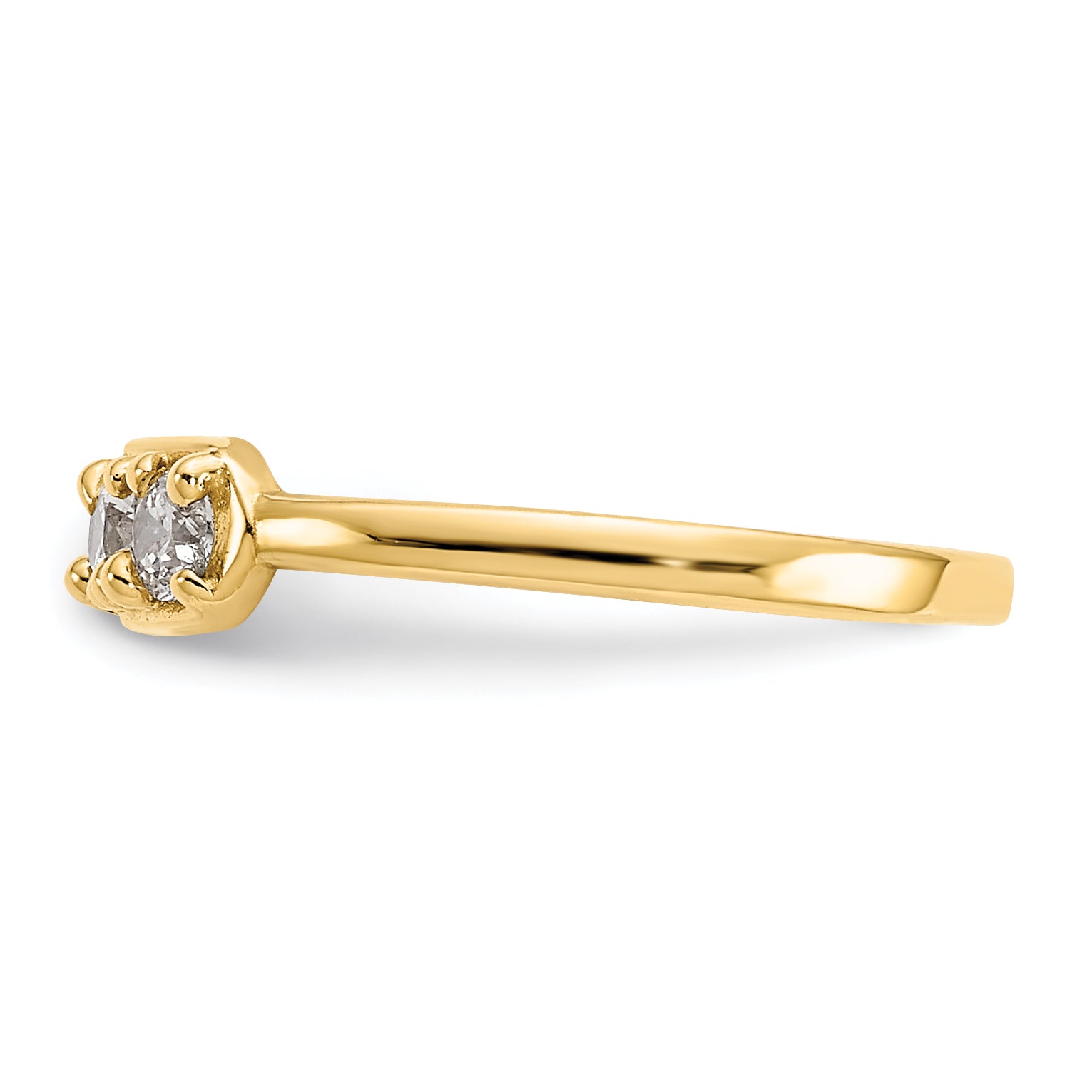 14k CZ Toe Ring K1531