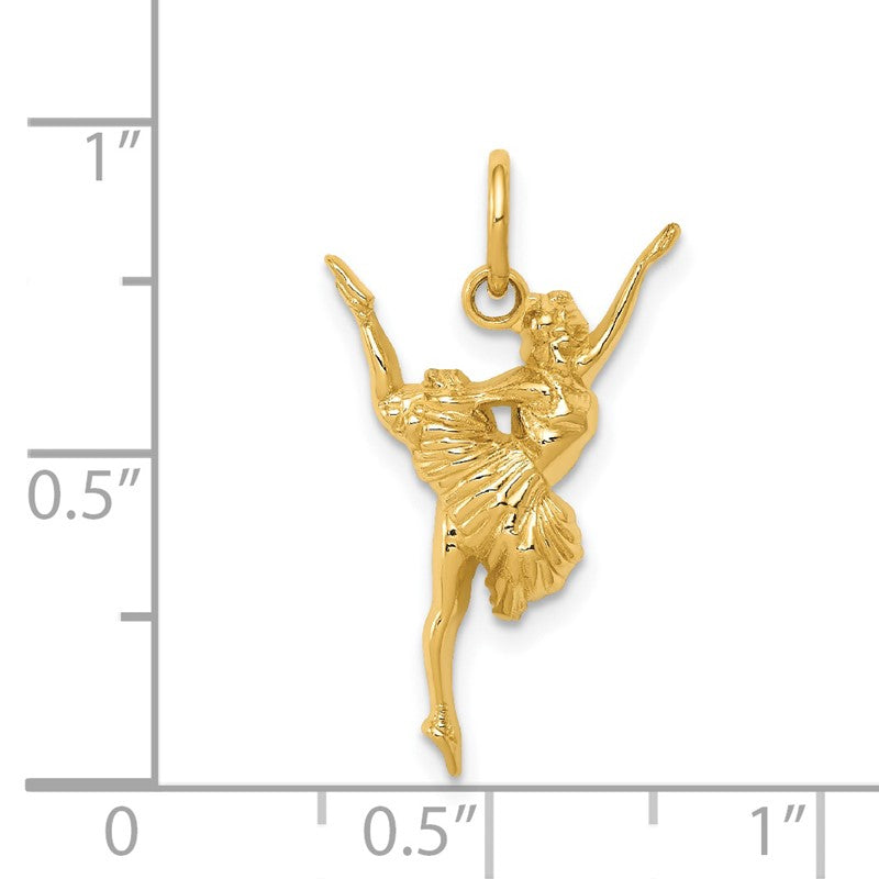 14k Ballerina Charm D3468