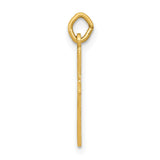 14k Small Cross Charm XR204