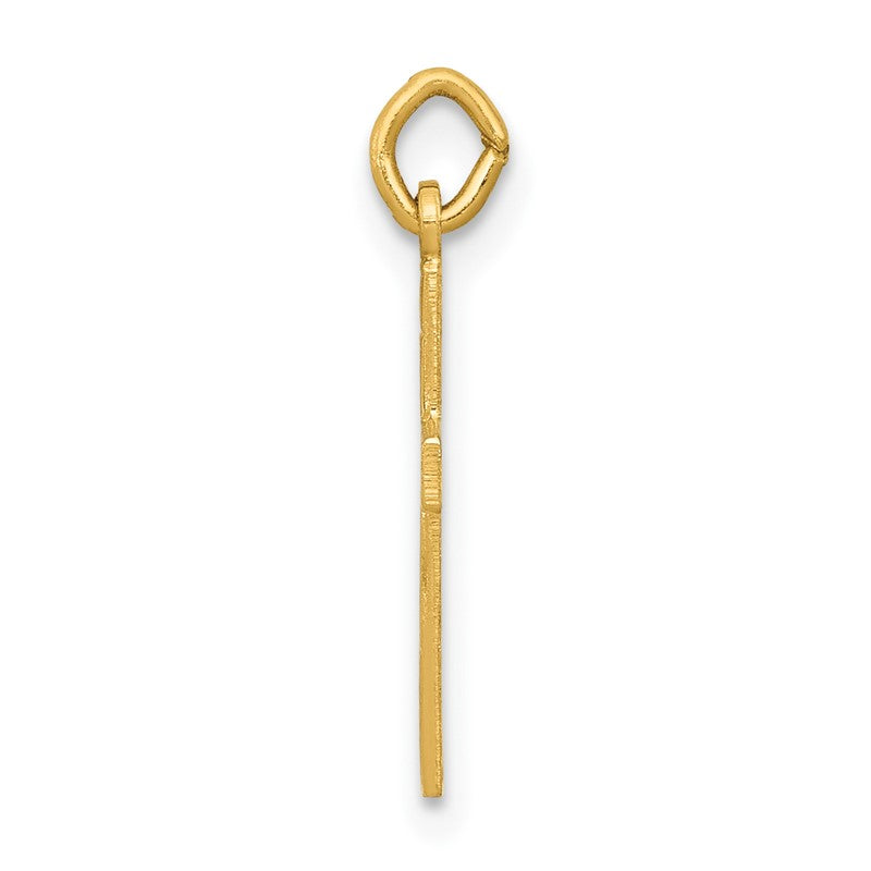 14k Small Cross Charm XR204