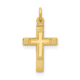 14k Small Cross Charm XR204
