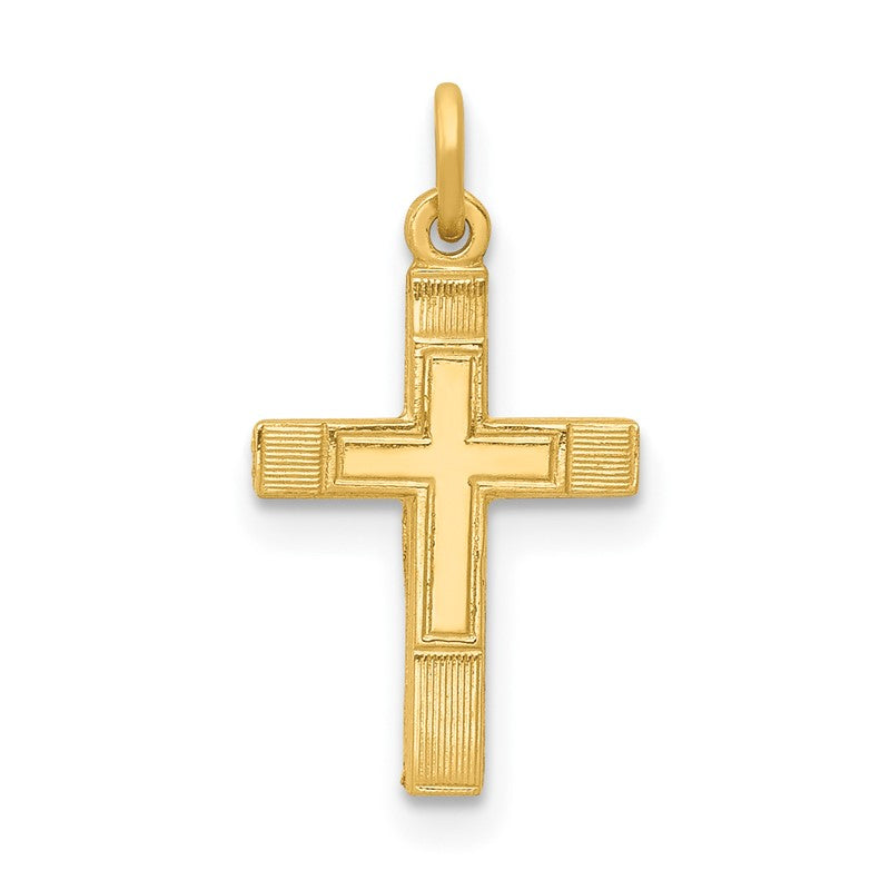 14k Small Cross Charm XR204