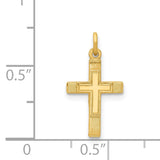 14k Small Cross Charm XR204