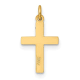 14k Small Cross Charm XR204
