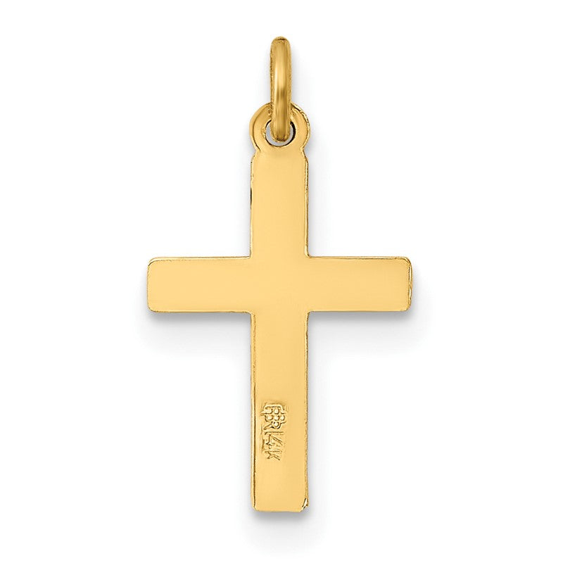 14k Small Cross Charm XR204