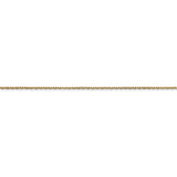 14K 14 inch .8mm Diamond-cut Cable with Lobster Clasp Chain PEN41L