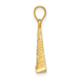 14k Pyramid Charm C1807