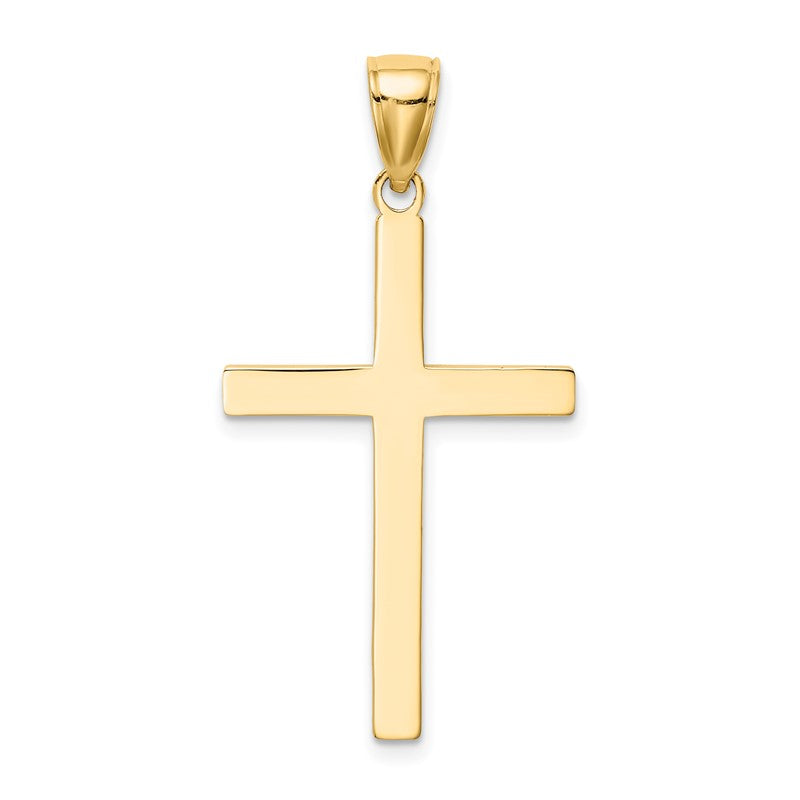 14K Solid Reversible Latin Cross Pendant C4205