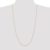 14K 14 inch 1.10mm Singapore with Spring Ring Clasp Chain PEN9