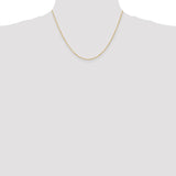 14K 14 inch 1.10mm Singapore with Spring Ring Clasp Chain PEN9