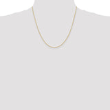 14K 14 inch 1.10mm Singapore with Spring Ring Clasp Chain PEN9