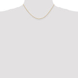 14K 14 inch 1.10mm Singapore with Spring Ring Clasp Chain PEN9