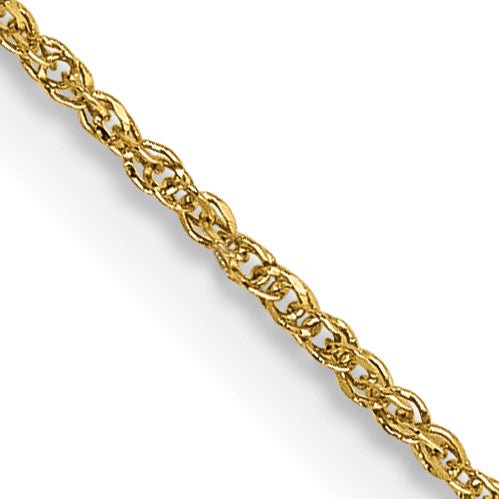 14K 14 inch .70mm Ropa with Spring Ring Clasp Chain RPA015