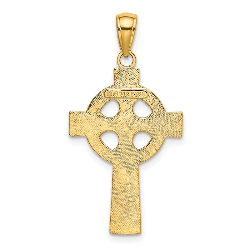 14k Celtic Cross Pendant K5048