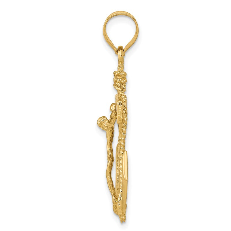 14k Mariners Cross Pendant C258