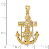 14k Mariners Cross Pendant C258