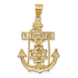 14k Mariners Cross Pendant C258