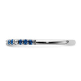 14k White Gold Diamond and Emerald Band RM5737