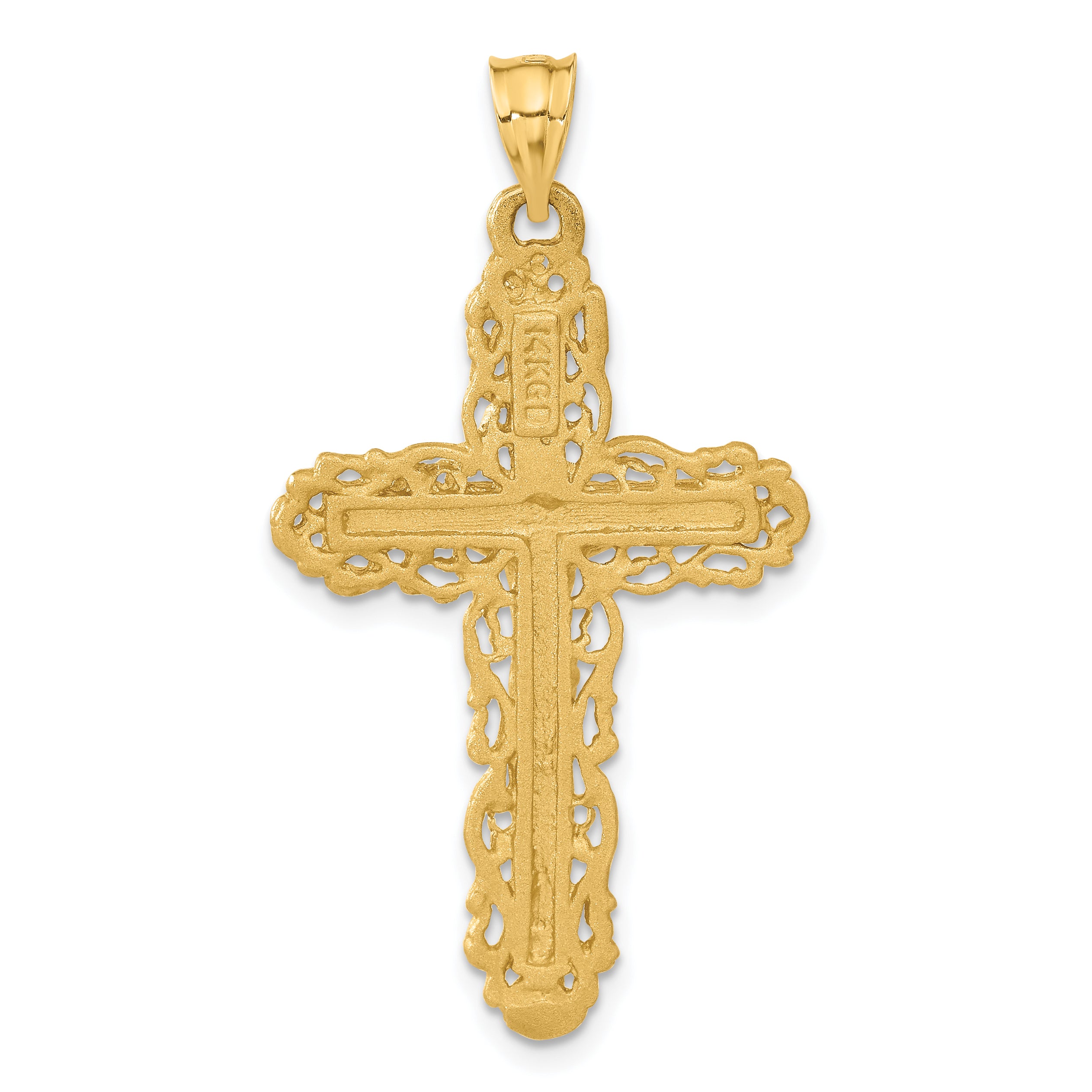 14k Crucifix Charm C152