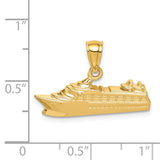 14K Polished Cruse Ship Pendant D4606
