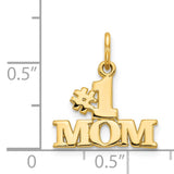14k #1 MOM Charm C361