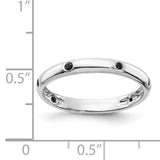 14k Rose Gold 3mm 6-stone 1/10 carat Diamond Band RM5621