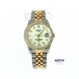 Rolex Datejust 15233 Diamond MOP Dial 34mm