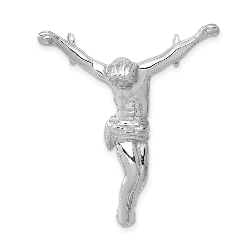 14k White Gold Jesus Chain Slide CH130