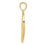 14k Mother and Child in Heart Pendant K4088