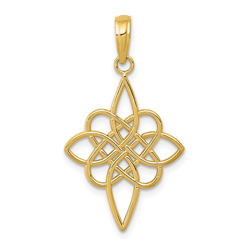 14K Celtic Knot Pendant C4482