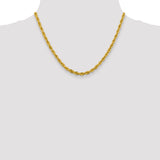 14K 26 inch 4.25mm Semi Solid Rope with Lobster Clasp Chain BC168