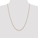 14K 10 inch 1.7mm Ropa with Lobster Clasp Anklet RPA028