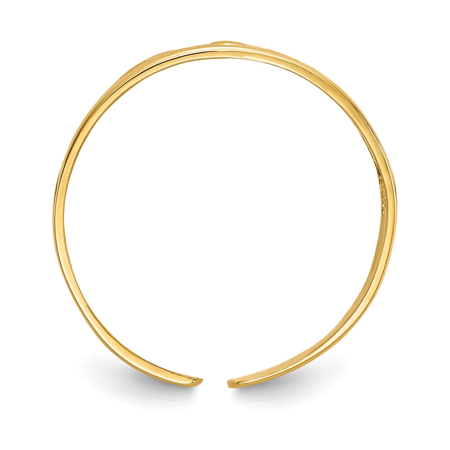 14k Floral Toe Ring C2062