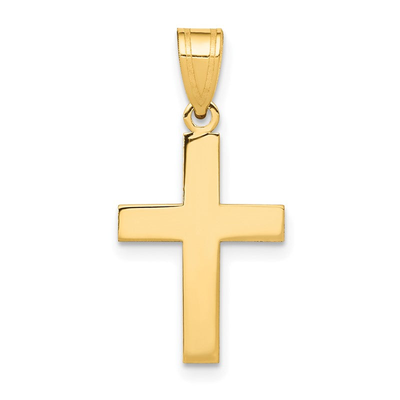 14k Polished Cross Charm C3787