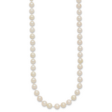 14k 5-6mm White Round Akoya Saltwater Cultured Pearl 16 inch Necklace PL50AA