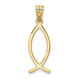 14k Ichthus Fish Charm XR453