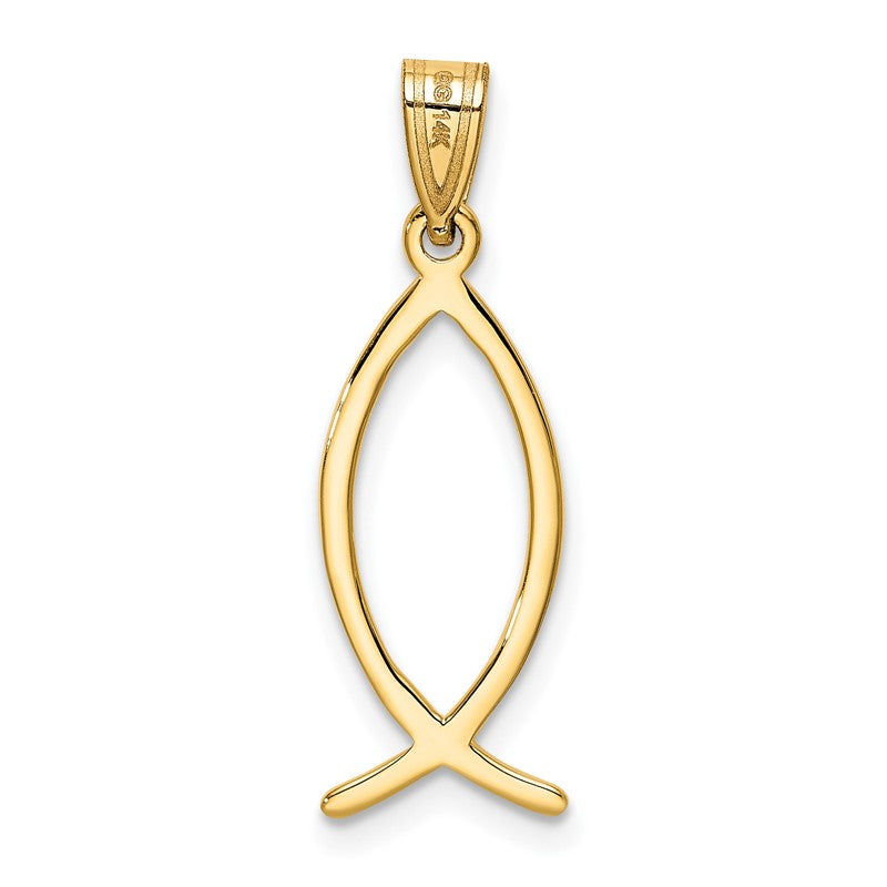 14k Ichthus Fish Charm XR453